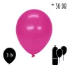 Lufi  metál fuchisa 31cm 50db