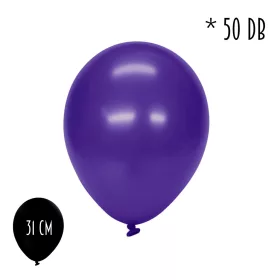 Gumi lufi 50 db/csomag metál lila 31 cm 
