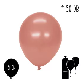 Lufi metál rosegold 50db/cs 31cm