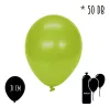 Lufi metál lime 50db/cs 31 cm