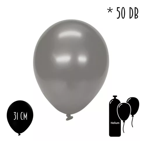 Lufi metál ezüst 50db