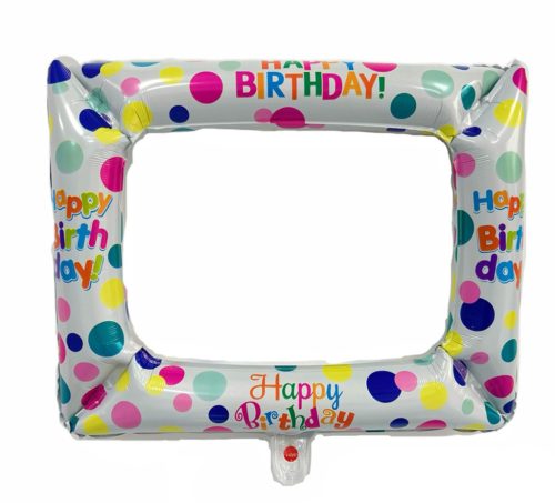 Lufi képkeret forma Happy Birthday 59x54 cm 