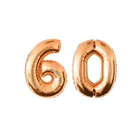 Lufi metál matt rosegold 102cm  - 60-es