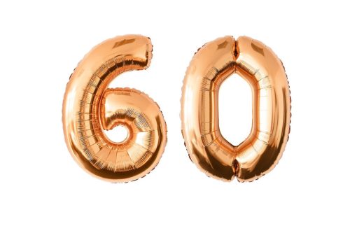 Lufi metál matt rosegold 102cm  - 60-es