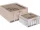 Doboz szett 2db-os MDF  8x15x15cm ,9,5x20x20cm