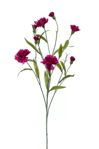 Selyem Szegfű Szálas/apró fejü 70 cm lila