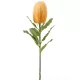 Élethű mű banksia virágág 65 cm – világos narancssárga