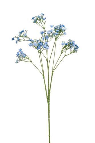 Selyem Gypsophila/Fátyolvirág /kék 68 cm