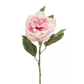 Selyem Peonia szálas halványrózsaszín 66 cm