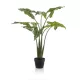 Élethű Alocasia frydek műnövény 120 cm – cserépben