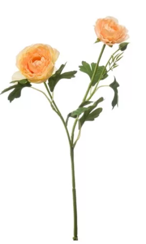 Élethű boglárka művirágág 46 cm – világos barack