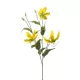 Élethű koronásliliom ág sárga 90cm (Gloriosa)
