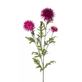 Élethű szálas búzavirág fuchsia színű 100cm