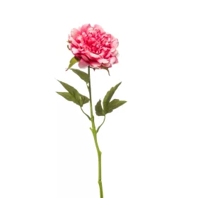 Élethű szálas peonia rózsaszín 56cm