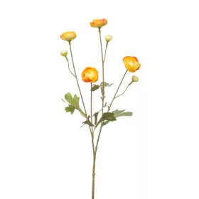 Élethű szálas mini boglárka 66cm - sárga