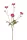 Élethű szálas mini boglárka 66cm - fuchsia