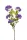 Élethű viburnum (bangita) szálas lila 88cm