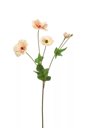 Élethű szálas vad kökörcsin sárga 50cm
