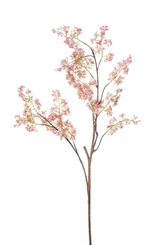 Élethű apró virágos pink szálas 95cm
