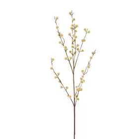Élethű szálas  mini virágos ág 85cm