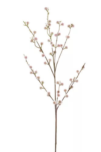 Élethű mini színes virág szálas  pink 85cm