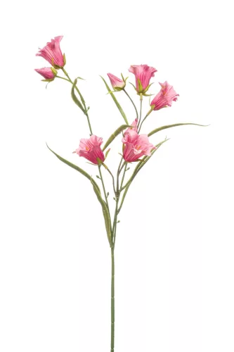 Élethű szálas campanula 3 ágú fuchsia színű  65cm