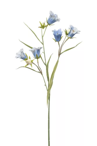 Élethű szálas campanula 3 ágú kék 65cm