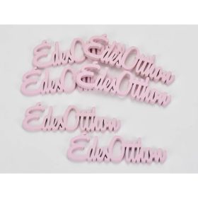 Édes Otthon felirat pink 10cm 6db/cs