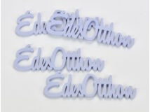 Fa Édes otthon felirat lila 15cm 4db/cs