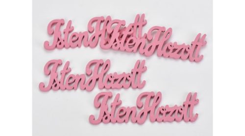  Isten hozott felirat málna 15cm 4db/cs