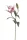 Élethű szálas liliom 56cm - halvány rózsaszín