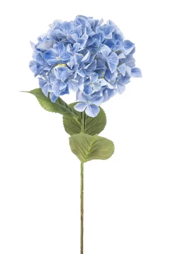 Élethű szálas hortenzia 90cm - kék