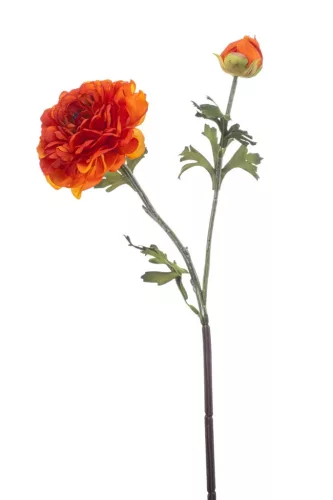 Élethű szálas boglárka 47cm - narancssárga