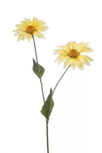 Élethű szálas margaréta 54cm - sárga