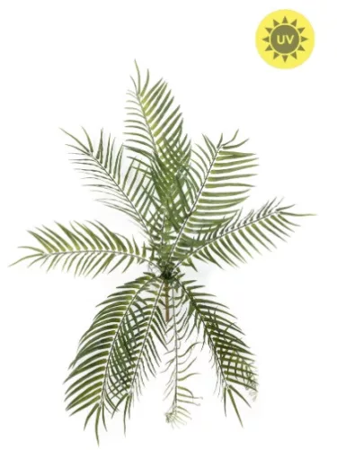 UV-álló élethű halcsont műpáfrány bokor – 70 cm