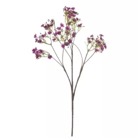 Élethű mű fátyolvirág ág – lila, 68 cm