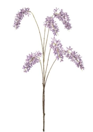 Élethű lila lilaakác művirág ág 120 cm