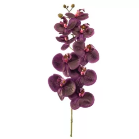Élethű Phalaenopsis orchidea virágág – lila, 95 cm
