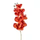 Élethű Phalaenopsis orchidea virágág – narancs/piros, 95 cm