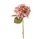 Élethű hortenzia művirág szál – antik rózsaszín, 47 cm