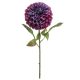 Élethű dália pompom XL ág lila 77 cm