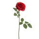 Élethű rózsa ág piros 67 cm