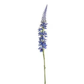 Élethű kék lizinka (Lysimachia) művirág ág 66 cm