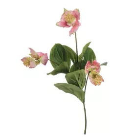 Élethű rózsaszín medinilla művirág dekor ág 103 cm