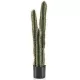 Élethű oszlopos Cereus kaktusz dekor műnövény cserépben 95 cm