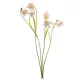 Élethű világos rózsaszín kockásliliom (Fritillaria) művirág ág 52 cm