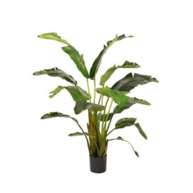   Élethű Strelitzia (papagájvirág) dekor műnövény cserépben 170 cm
