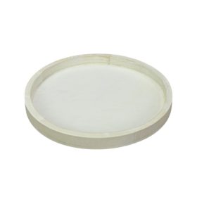Fa tálca fehér 26cm