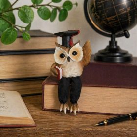 Kerámia bagoly diplomás logólábú 9x11cm