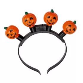 Halloween-i fejpánt töklámpásos